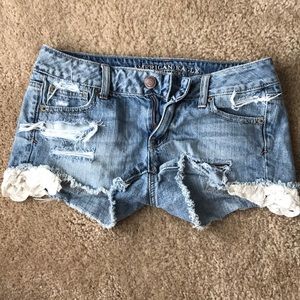 Sz 2 American eagle jean shorts